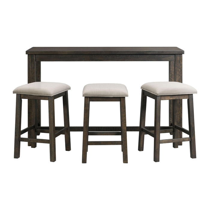 Stone Multipurpose Bar Table Set - Vida Furniture (Laredo,TX)