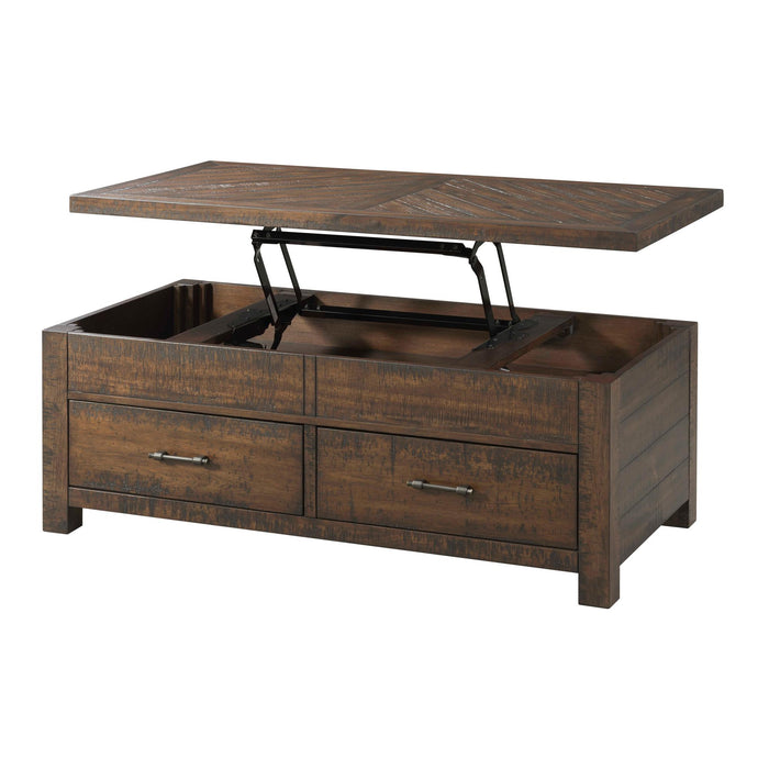 Jax Lift Top Coffee Table - Vida Furniture (Laredo,TX)