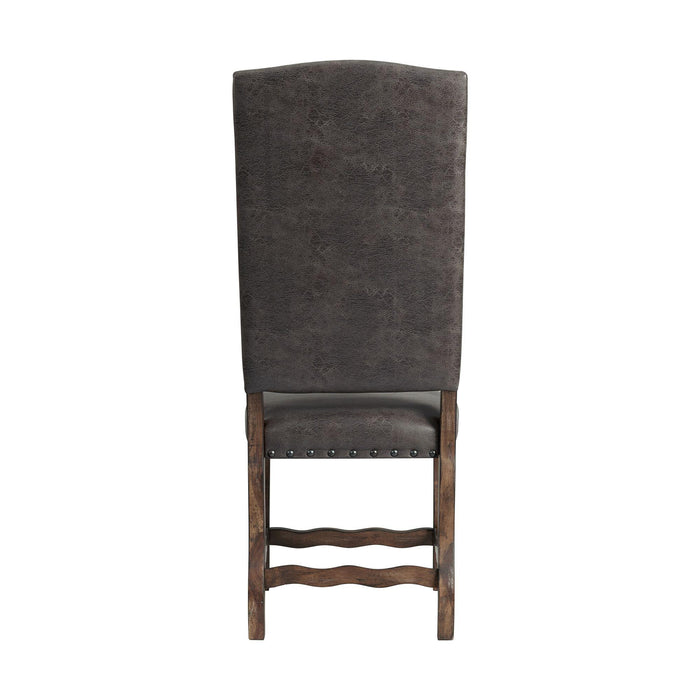 Gramercy Tufted Tall Back Side Chair Set of 2 - Vida Furniture (Laredo,TX)