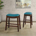 Fiesta 24" Backless Counter Height Stool in Blue - Vida Furniture (Laredo,TX)