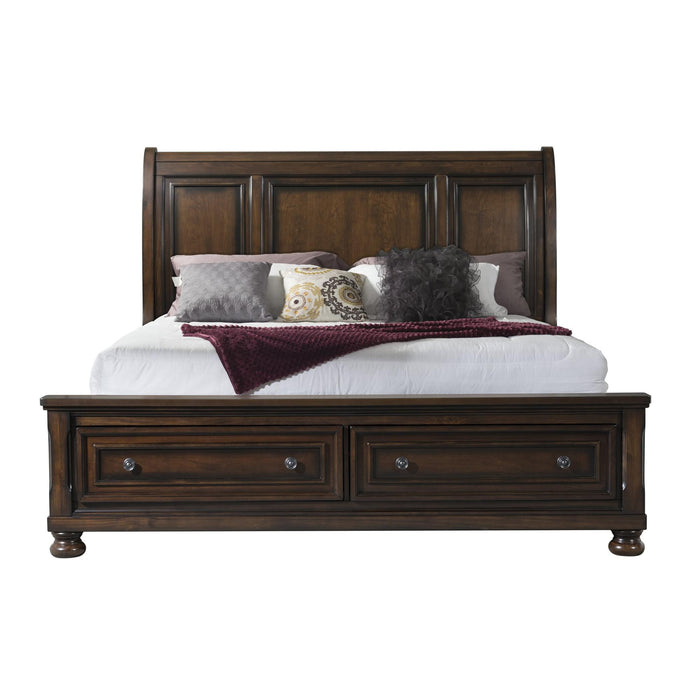 Kingston King Storage Bed - Vida Furniture (Laredo,TX)