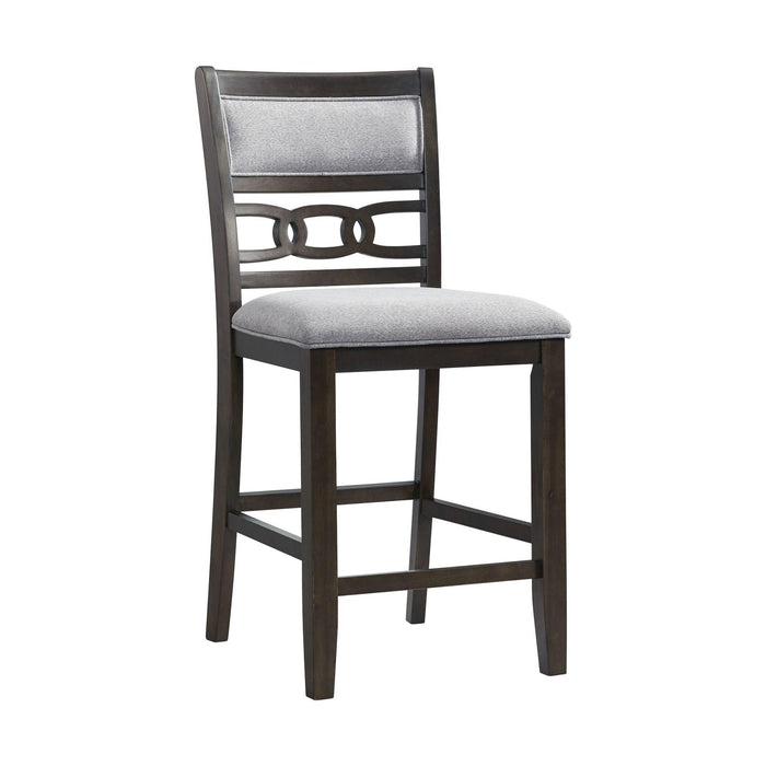 Amherst Counter Height Side Chair Set in Walnut of 2 - Vida Furniture (Laredo,TX)