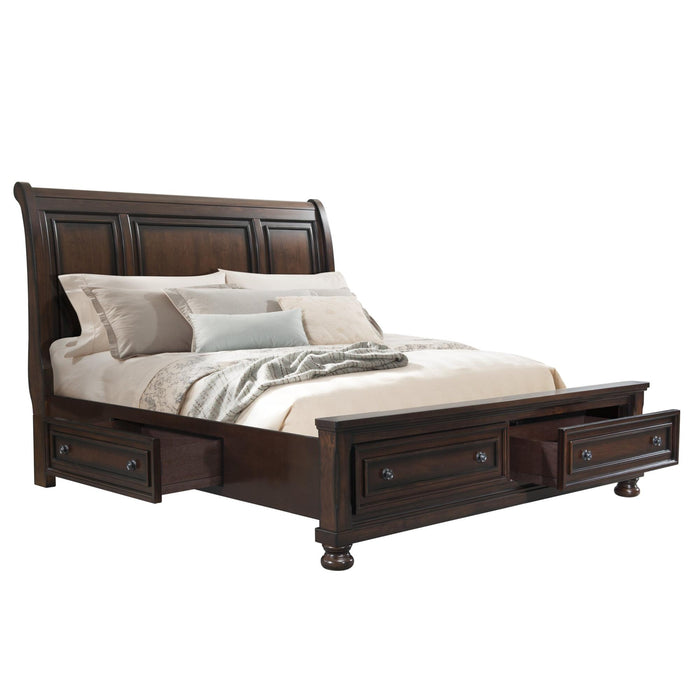 Kingston King Storage Bed - Vida Furniture (Laredo,TX)