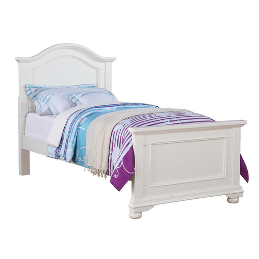 Brookpine White Twin Panel Bed - Vida Furniture (Laredo,TX)