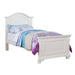 Brookpine White Twin Panel Bed - Vida Furniture (Laredo,TX)