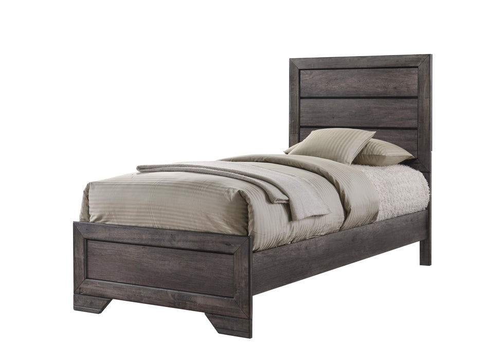 Nathan Youth Twin Panel Bed - Vida Furniture (Laredo,TX)