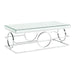 Pearl Rectangle Mirrored Coffee Table - Vida Furniture (Laredo,TX)