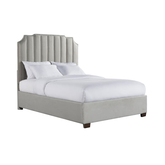 Harper Queen Upholstered Bed - Vida Furniture (Laredo,TX)