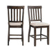 Stone Counter Slat Back Side Chair Set of 2 - Vida Furniture (Laredo,TX)