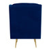 Bryan Accent Chair w/ Gold Legs - Vida Furniture (Laredo,TX)