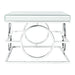 Pearl Rectangle Mirrored Coffee Table - Vida Furniture (Laredo,TX)
