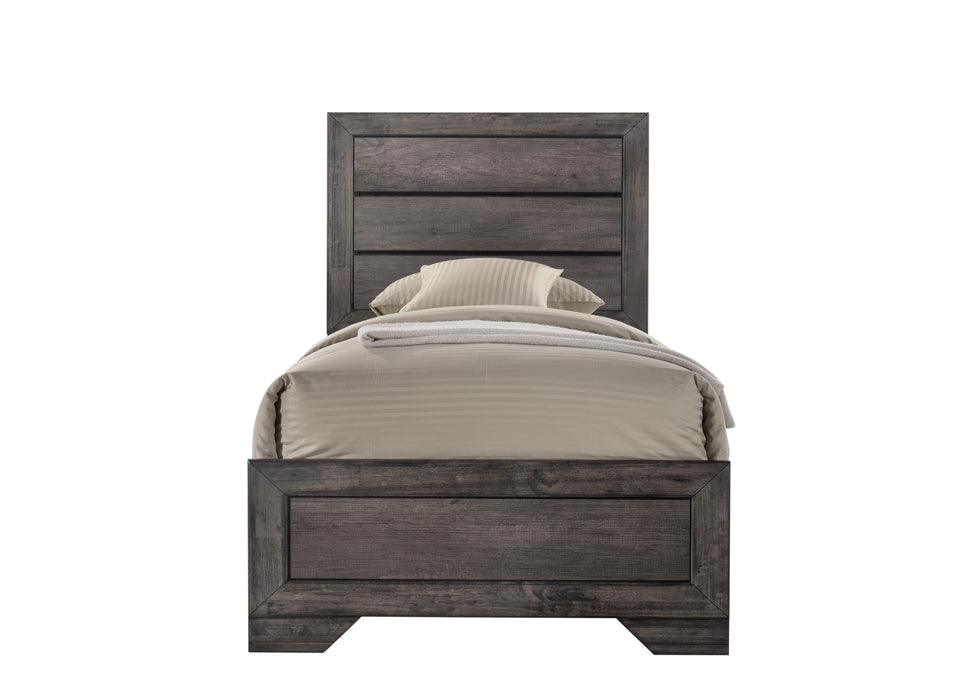 Nathan Youth Twin Panel Bed - Vida Furniture (Laredo,TX)