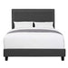 Erica Upholstered Queen Platform Bed - Vida Furniture (Laredo,TX)
