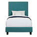 Erica Upholstered Twin Platform Bed - Vida Furniture (Laredo,TX)