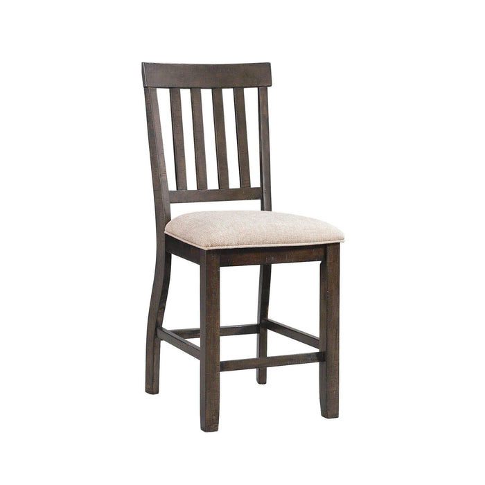 Stone Counter Slat Back Side Chair Set of 2 - Vida Furniture (Laredo,TX)