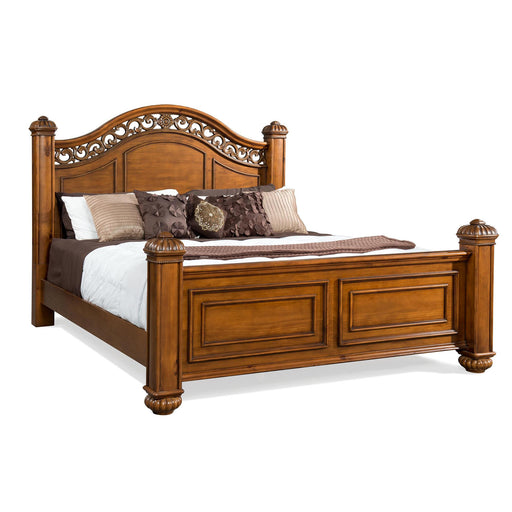 Barkley Square King Poster Bed - Vida Furniture (Laredo,TX)