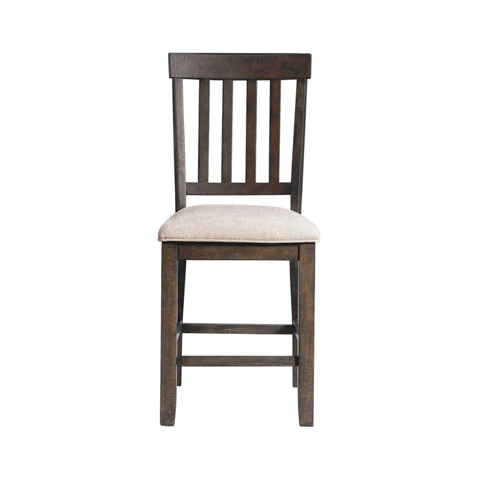 Stone Counter Slat Back Side Chair Set of 2 - Vida Furniture (Laredo,TX)