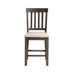 Stone Counter Slat Back Side Chair Set of 2 - Vida Furniture (Laredo,TX)