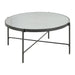 Vienna Round Coffee Table with Marble Top - Vida Furniture (Laredo,TX)