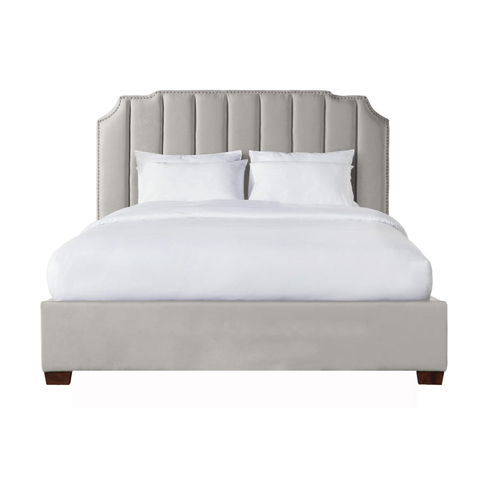Harper King Upholstered Bed - Vida Furniture (Laredo,TX)