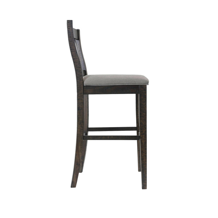 Morrison 30" Slat Back Bar Stool Set of 2 - Vida Furniture (Laredo,TX)