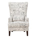 Kori Accent Chair in French Script - Vida Furniture (Laredo,TX)
