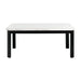 Francesca White Marble Standard Height Dining Table - Vida Furniture (Laredo,TX)
