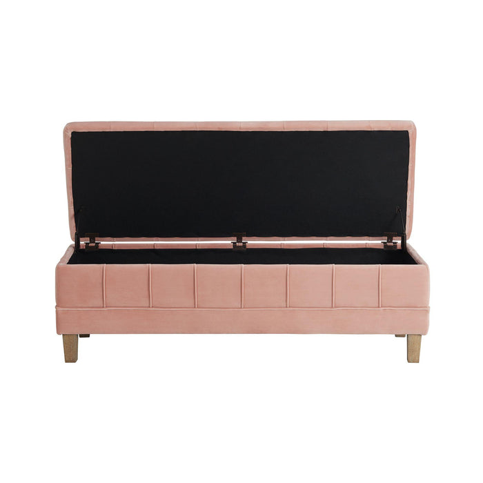 Crosby Tufted Storage Ottoman - Vida Furniture (Laredo,TX)
