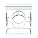 Pearl Square Mirrored End Table - Vida Furniture (Laredo,TX)