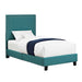 Erica Upholstered Twin Platform Bed - Vida Furniture (Laredo,TX)
