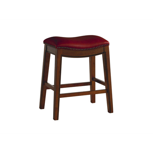 Fiesta 24" Backless Counter Height Stool in Red - Vida Furniture (Laredo,TX)