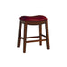 Fiesta 24" Backless Counter Height Stool in Red - Vida Furniture (Laredo,TX)