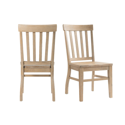 Lakeview Slat Back Side Chair Set of 2 - Vida Furniture (Laredo,TX)