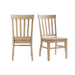 Lakeview Slat Back Side Chair Set of 2 - Vida Furniture (Laredo,TX)