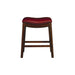 Fiesta 24" Backless Counter Height Stool in Red - Vida Furniture (Laredo,TX)