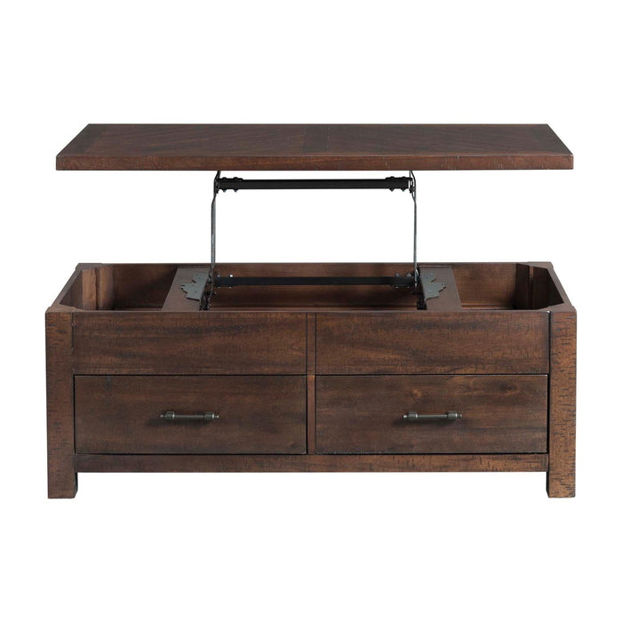 Jax Lift Top Coffee Table - Vida Furniture (Laredo,TX)
