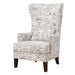 Kori Accent Chair in French Script - Vida Furniture (Laredo,TX)