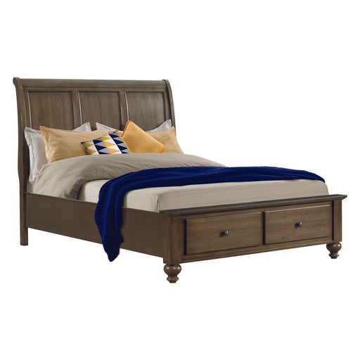 Chatham Queen 2-Drawer Storage Bed - Vida Furniture (Laredo,TX)