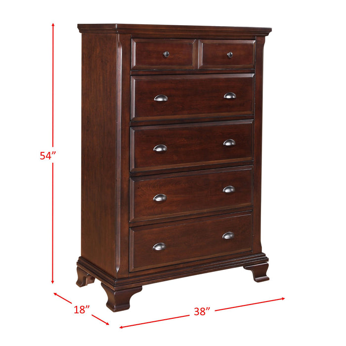 Canton Cherry Chest - Vida Furniture (Laredo,TX)