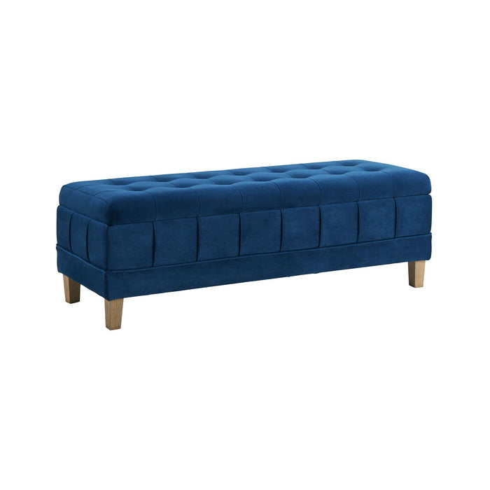 Crosby Tufted Storage Ottoman - Vida Furniture (Laredo,TX)
