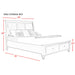 Chatham King Storage Bed - Vida Furniture (Laredo,TX)