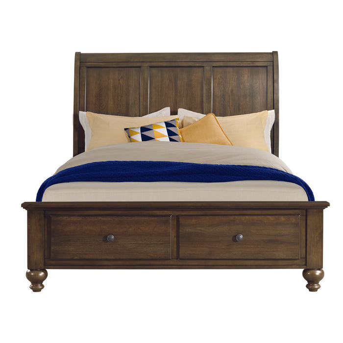 Chatham Queen 2-Drawer Storage Bed - Vida Furniture (Laredo,TX)