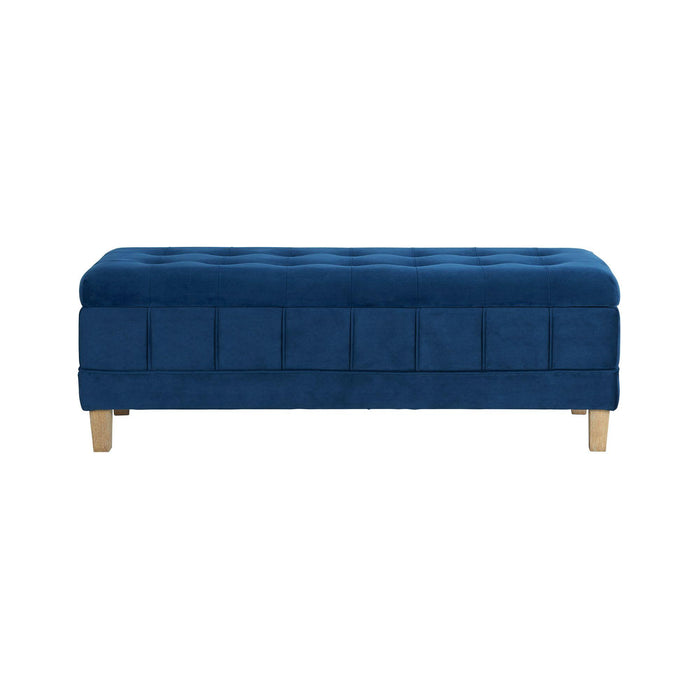 Crosby Tufted Storage Ottoman - Vida Furniture (Laredo,TX)