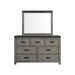 Wade 7-Drawer Dresser & Mirror Set - Vida Furniture (Laredo,TX)