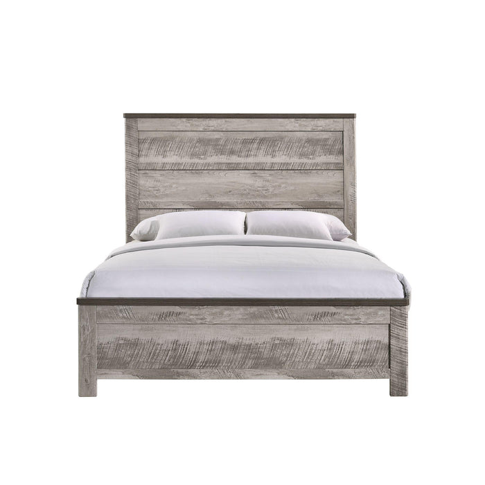 Millers Cove Queen Panel Bed - Vida Furniture (Laredo,TX)