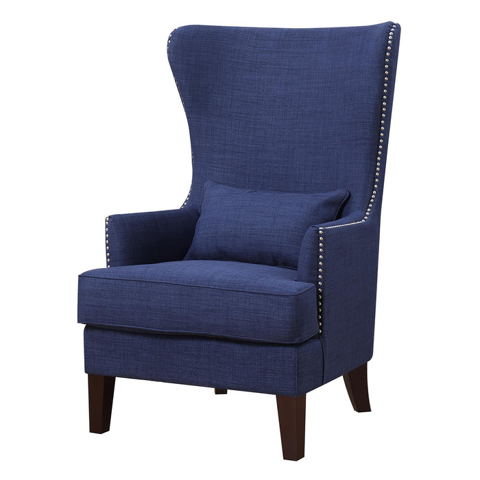 Kori Accent Chair in Blue - Vida Furniture (Laredo,TX)