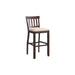 Stone 30" Slat Back Bar Stool Set of 2 - Vida Furniture (Laredo,TX)