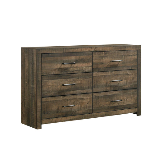 Bailey 6-Drawer Dresser - Vida Furniture (Laredo,TX)