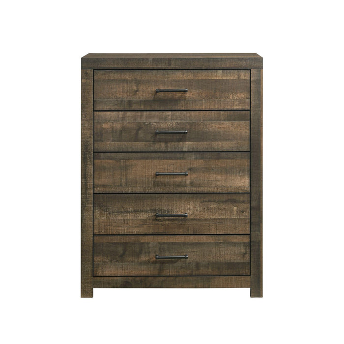 Bailey 5-Drawer Chest - Vida Furniture (Laredo,TX)