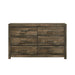 Bailey 6-Drawer Dresser - Vida Furniture (Laredo,TX)